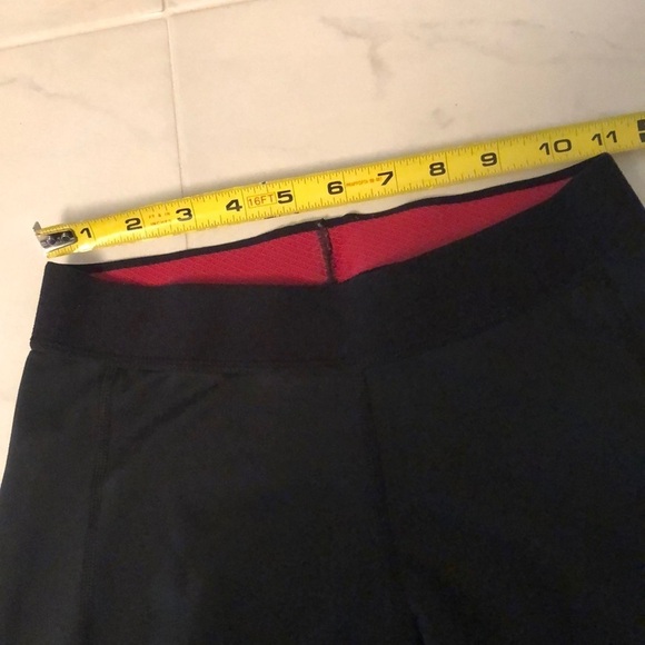 Adidas leggings crop style. Black and pink. EUC! - Picture 5 of 5
